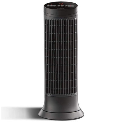 Honeywell 22 in. Ceramic Heater Electric Heater with 2 Heat Settings & Overheat Shut Off - Dark Gray | HCE322V