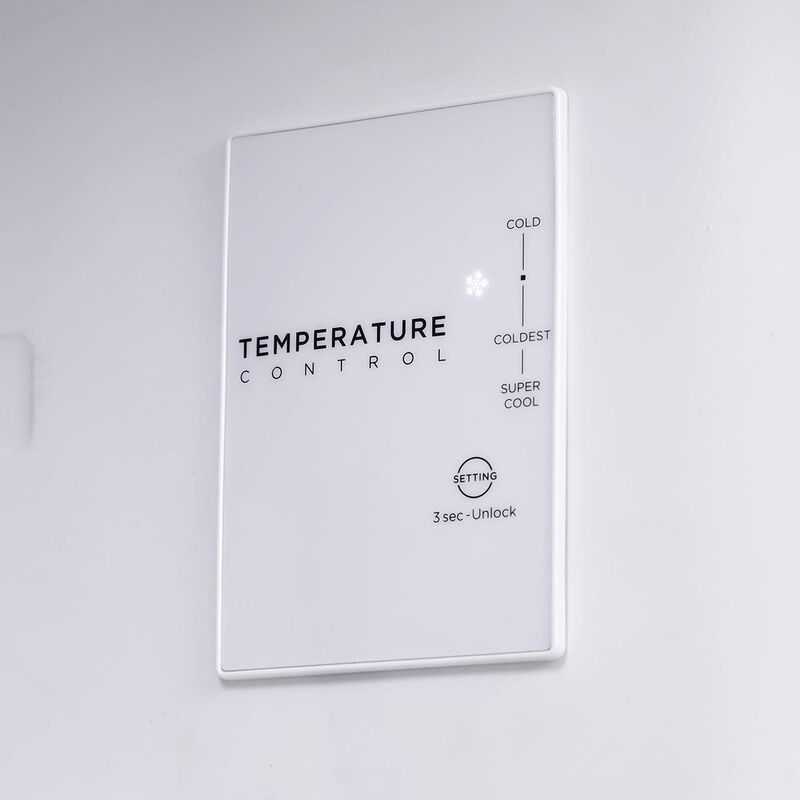 Midea 28 in. 14.2 cu. ft. Counter Depth Garage-Ready Top Freezer Refrigerator - Stainless Steel, Stainless Steel, hires