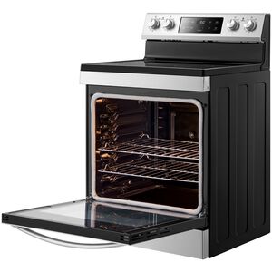 Midea 30 in. 6.3 cu. ft. Electric Range with Radiant Burners - Stainless Steel, , hires