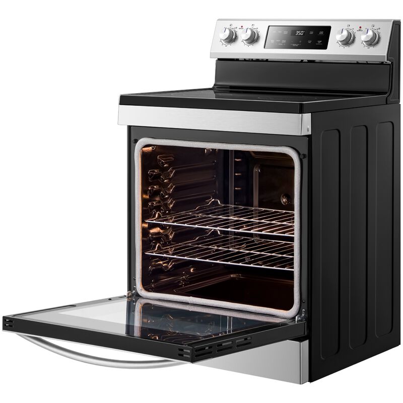 Midea 30 in. 6.3 cu. ft. Electric Range with Radiant Burners - Stainless Steel, , hires