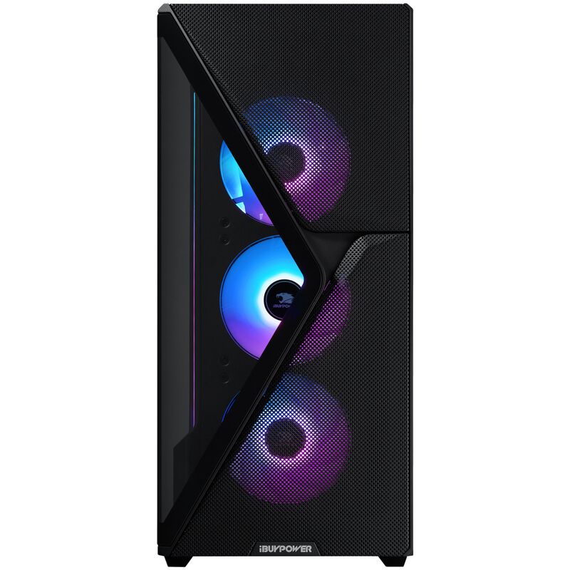 iBUYPOWER Slate Gaming Desktop with Intel Core i7 14700F, 20-Core CPU, NVIDIA GeForce RTX 4060, 8GB VRAM GPU, 32 GB RAM, 1 TB SSD & Windows 11 Home - Black, , hires