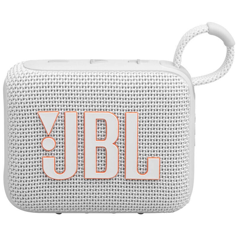 JBL Go 4 Ultra Portable Rechargeable Waterproof Bluetooth Speaker - White, White, hires