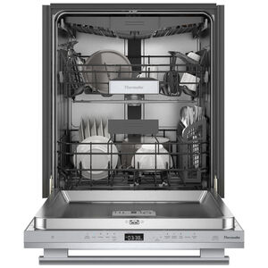 Thermador Emerald Series 24 in. Built-In Dishwasher with Digital Control, 48 dBA Sound Level, 16 Place Settings, 5 Wash Cycles & Sanitize Cycle - Stainless Steel, , hires
