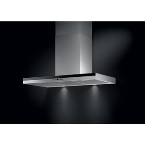 Fisher & Paykel Series 7 36 in. Convertible Chimney Style Range Hood with 600 CFM, 4 Fan Speeds & 2 LED Lights - Stainless Steel, , hires
