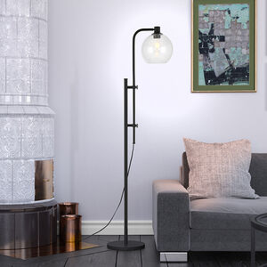 Hudson & Canal Anthro Floor Lamp In Blackened Bronze, , hires