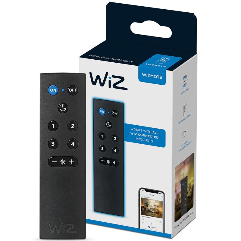 WiZ WiZmote Smart Light Mode Remote Control - Black, , hires