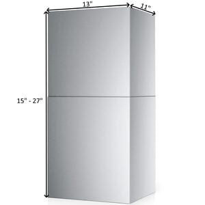 Fotile 13 in. Duct Cover for Range Hoods - Stainless Steel, , hires