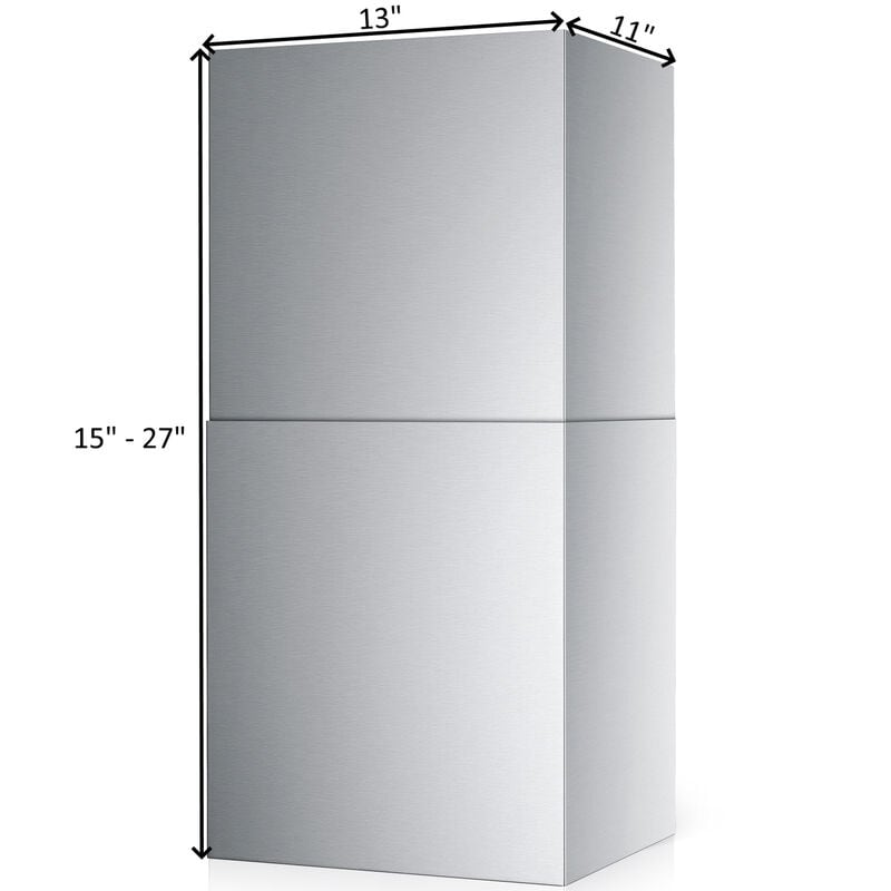 Fotile 13 in. Duct Cover for Range Hoods - Stainless Steel, , hires