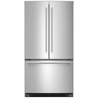 Maytag 36 in. 25.2 cu. ft. French Door Refrigerator with Internal Water Dispenser - Fingerprint Resistant Stainless Steel | MRFF4236RZ