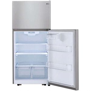 LG 30 in. 20.2 cu. ft. Top Freezer Refrigerator with Factory Installed Ice Maker -Stainless Steel, , hires