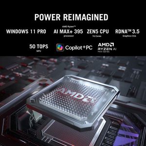 ASUS ROG Flow Z13 13 in. Touch Screen Gaming Laptop with AI-Enabled, AMD Ryzen AI MAX+ 395, 3.0GHz, 16-Core CPU, AMD Radeon 8060S GPU, 128 GB RAM, 1 TB SSD & Windows 11 Pro - Black, , hires