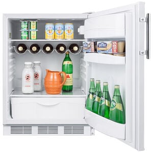 Summit 24 in. 5.5 cu. ft. Undercounter Refrigerator - White, , hires