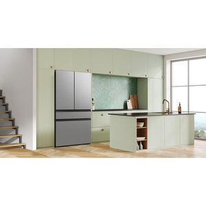 Samsung Bespoke 36 in. 22.9 cu. ft. Smart Counter Depth 4-Door French Door Refrigerator with Internal Water Autofill Pitcher & Beverage Center - Fingerprint Resistant Stainless Steel, , hires