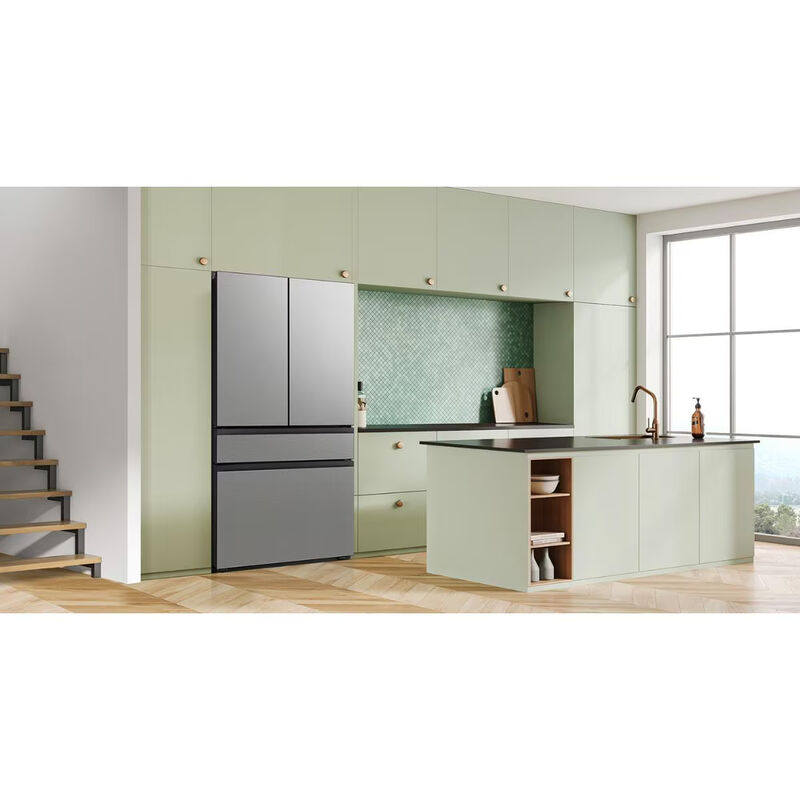 Samsung Bespoke 36 in. 22.9 cu. ft. Smart Counter Depth 4-Door French Door Refrigerator with Internal Water Autofill Pitcher & Beverage Center - Fingerprint Resistant Stainless Steel, , hires