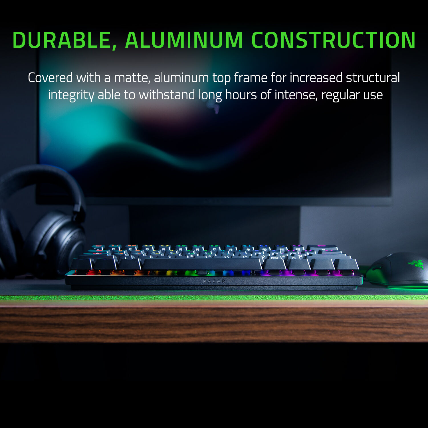 Razer Huntsman Mini - 60% Optical Gaming Keyboard (Clicky Purple