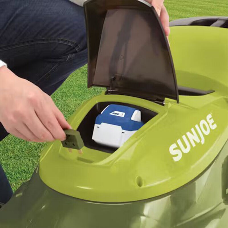Sun joe cordless 2025 brushless lawn mower kit