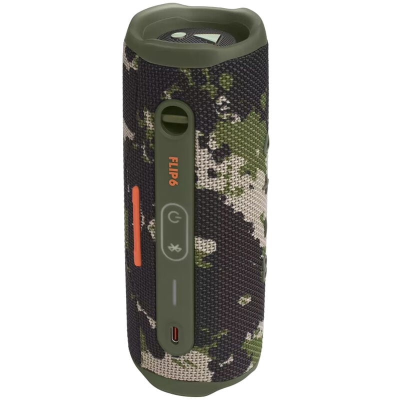 JBL Flip 6 Portable Rechargeable Waterproof Bluetooth Speaker - Camouflage, Squad, hires