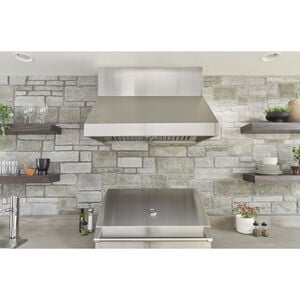 Zephyr Cypress Series 54 in. Ducted Canopy Pro Style Style Range Hood with 1200 CFM, 3 Fan Speeds & 4 LED Lights - Stainless Steel, , hires
