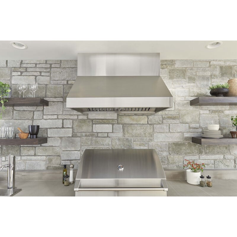 Zephyr Cypress Series 54 in. Ducted Canopy Pro Style Style Range Hood with 1200 CFM, 3 Fan Speeds & 4 LED Lights - Stainless Steel, , hires