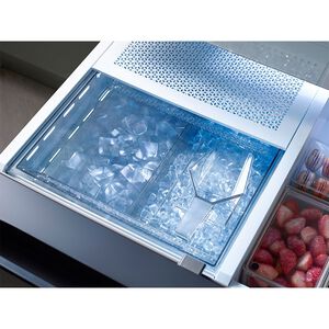 Samsung Bespoke 36 in. 24 cu. ft. Smart Counter Depth French Door Refrigerator with Internal Water AutoFill Pitcher - Stainless Steel, Stainless Steel, hires