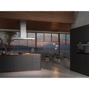 Miele 48 in. Smart Convertible Chimney Style Range Hood with 625 CFM, 3 Fan Speeds & 4 LED Lights - Stainless Steel, , hires