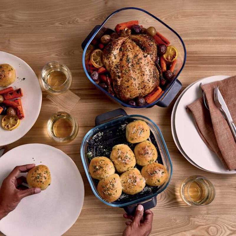 Ninja Crispi Pro Glass Air Fryer - Blue | P.C. Richard & Son