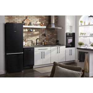 Whirlpool 24 in. 12.9 cu. ft. Counter Depth Garage Ready Bottom Freezer Refrigerator - Black, Black, hires