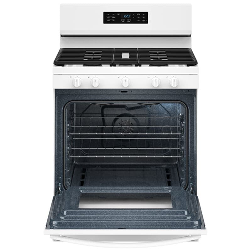Whirlpool 30 in. 5.0 cu. ft. Air-Fry Standard Convection Gas Range with 5 Sealed Burners - White, , hires