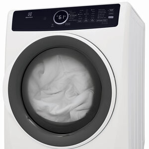Electrolux 400 Series 27 in. 8.0 cu. ft. Stackable Electric Dryer with 7 Dry Programs, 6 Dry Options, Sanitize Cycle & Wrinkle Care - White, White, hires