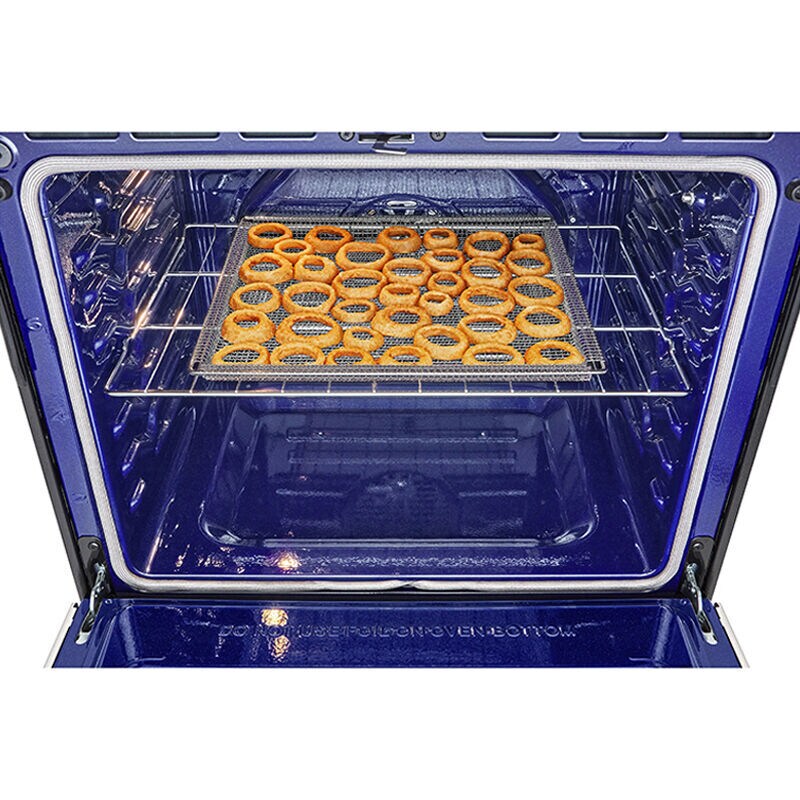 LG InstaView 30 in. 6.3 cu. ft. Smart Air Fry True European Convection Slide-In Gas Range with 5 Sealed Burners & Griddle - Stainless Steel, , hires