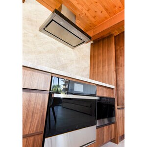 JennAir 30 in. Chimney Style Range Hood with 4 Speed Settings, 600 CFM, Ducted Venting & 2 LED Lights - Stainless Steel, , hires