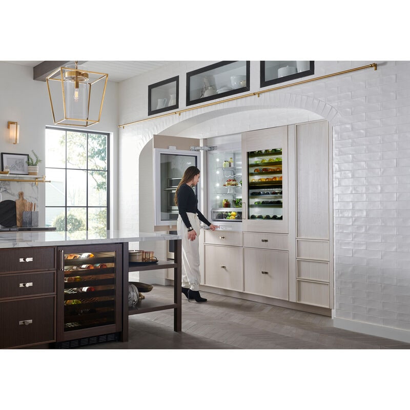 Monogram 30 in. 14.5 cu. ft. Built-In Counter Depth Bottom Freezer Refrigerator with Ice Maker - Custom Panel Ready, , hires