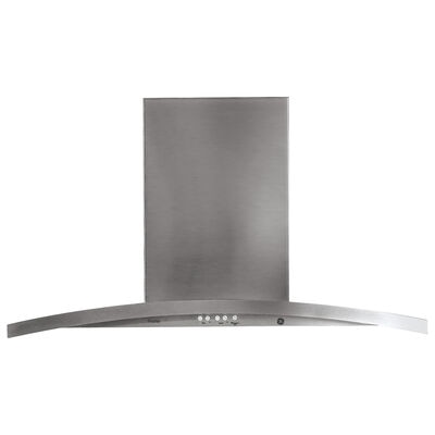 GE Profile 30 in. Chimney Style Range Hood with 4 Speed Settings, 420 CFM & 2 LED Lights - Stainless Steel | UVW7301SWSS
