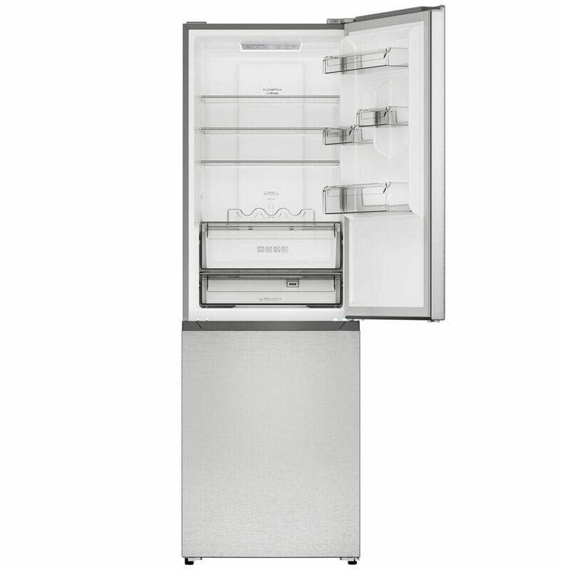 Sharp 24 in. 11.5 cu. ft. Counter Depth Bottom Freezer Refrigerator - Stainless Steel, , hires