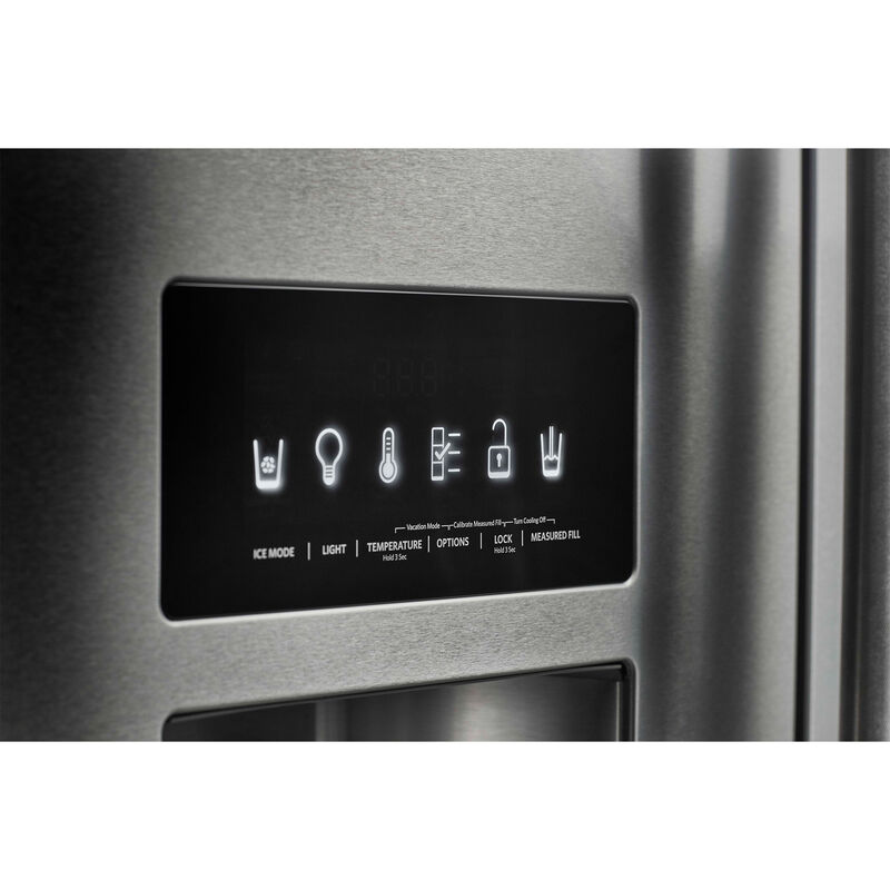 KitchenAid 36 in. 27 cu. ft. French Door Refrigerator with Ice & Water Dispenser - Stainless Steel with PrintShield Finish, Stainless Steel with PrintShield Finish, hires