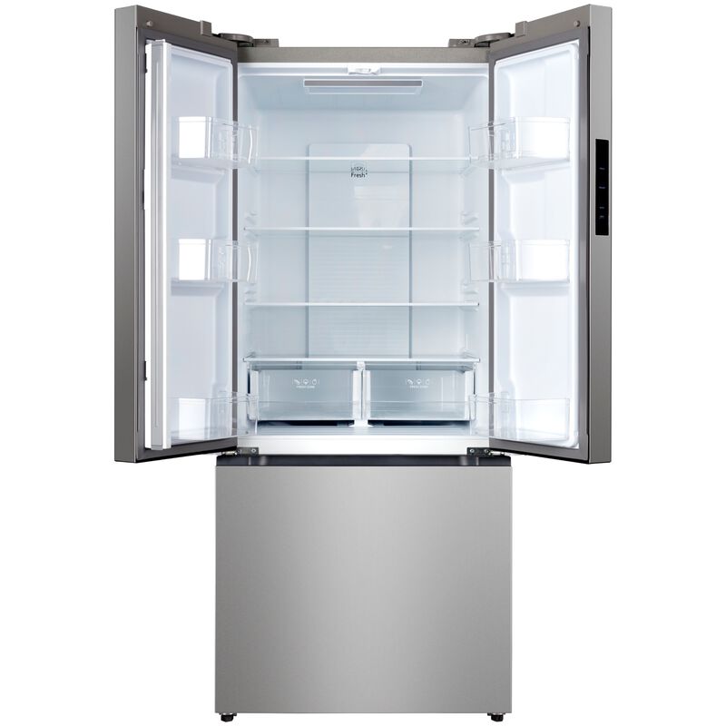 Avanti 30 in. 17.5 cu. ft. Counter Depth French Door Refrigerator - Stainless Steel, , hires