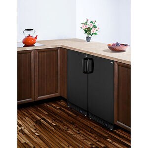 Summit 20 in. 3.5 cu. ft. Undercounter Refrigerator - Black, , hires