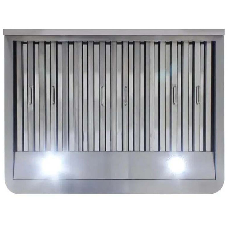 Brama 36 in. Standard Style Range Hood with 4 Speed Settings, 475 CFM & 2 LED Lights - Stainless Steel, , hires