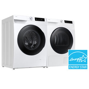 Samsung 24 in. 4.0 cu. ft. Smart Stackable Ventless Electric Dryer with Heat Pump & Sensor Dry - White, , hires