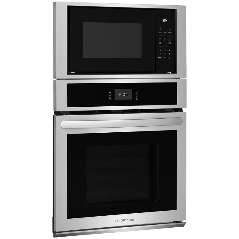 Frigidaire 27 in. 5.4 cu. ft. Electric Microwave/Wall Oven Combo with Standard Convection - Stainless Steel, Stainless Steel, hires