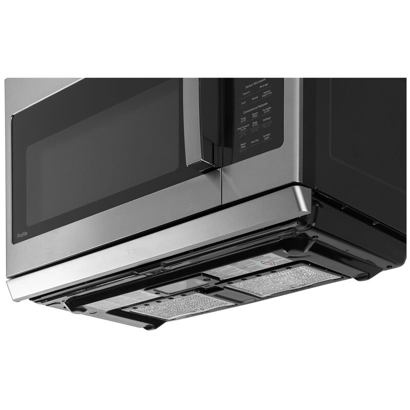 GE Profile 30" 2.2 Cu. Ft. Over-the-Range Microwave with 10 Power Levels, 400 CFM & Sensor Cooking Controls - Stainless Steel, , hires