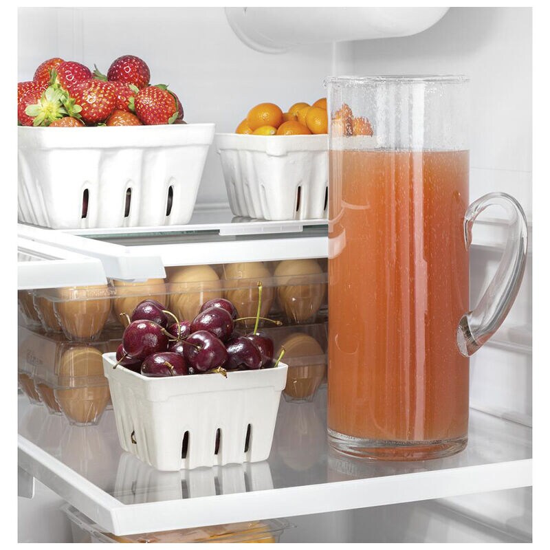 GE 36 in. 27 cu. ft. French Door Refrigerator with Internal Water Dispenser - White, White, hires