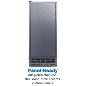 Summit 15 in. Built-In Undercounter Commercial-Use Ice Maker with 25 lb. Ice Storage, Auto-Defrost & Digital Control - Custom Panel Ready, , hires