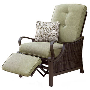 Hanover Ventura Patio Furniture Luxury Recliner - Meadow Green