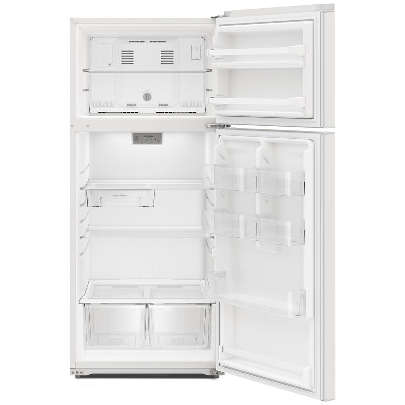 Whirlpool 28 in. 16.3 cu. ft. Top Freezer Refrigerator - White, White, hires
