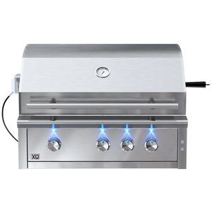XO 36 in. 3-Burner Built-In/Freestanding Natural Gas Grill with Rotisserie & Sear Burner - Stainless Steel, , hires