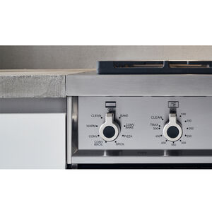 Bertazzoni Professional Series 36 in. 5.7 cu. ft. Air Fry Dual Convection Dual Fuel Range with 6 Sealed Burners & Griddle - Yellow, , hires