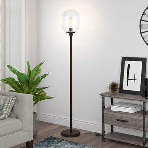 Hudson & Canal Anglo Floor Lamp - Blackened Bronze, , hires