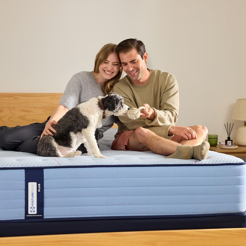Sealy Plainfield Posturepedic Plus Plush Innerspring Queen Size Mattress, , hires