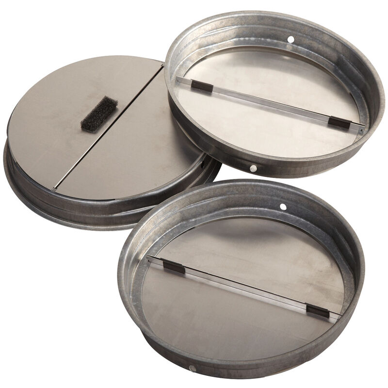 Broan 7 in. Round Damper for Range Hoods - Silver, , hires